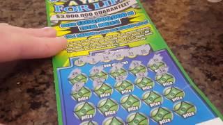 $100,000 A YEAR FOR LIFE $20 OHIO LOTTERY SCRATCH OFF.