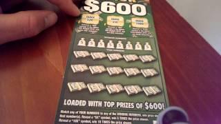 QUICK $600 NEW YORK LOTTERY SCRATCH OFF WINNER! Win $2,000,000 like Hubert Tang!