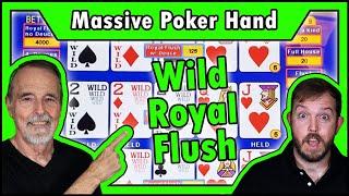 WILD Royal Flush; VERY Rare Video Poker Hand • The Jackpot Gents