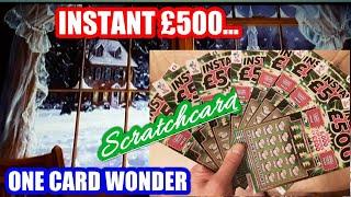 INSTANT £500 Scratchcard game...One Card Wonder....#2...Let's get scratching...