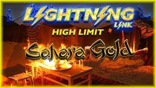 HANDPAY JACKPOT • High Limit Lightning Link • Sahara Gold • The Slot Cats •