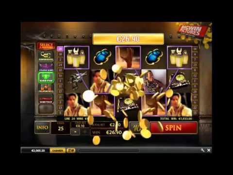 The Mummy +1000€ Scarab Attack Feature!