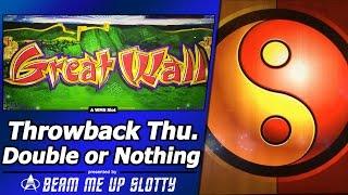 Great Wall Slot - TBT Double or Nothing, Live Play and Free Spins
