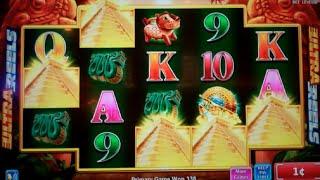 Golden Dynasty Slot Machine Bonus - 5 BONUS SYMBOLS - 15 Free Games w/ Multipliers, Nice Win
