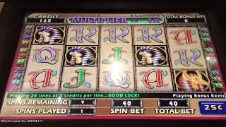Cleopatra 2 Slot Machine High Limit $10/bet BIG WIN Aria Las Vegas
