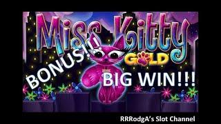 •BIG WIN BONUS• Miss Kitty Gold Slot Machine Aristocrat