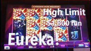 High Limit Lock it Link Eureka Slot: GREAT RUN!