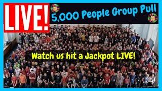 •LIVE! Huge jackpot High Limit Slot Group Pull