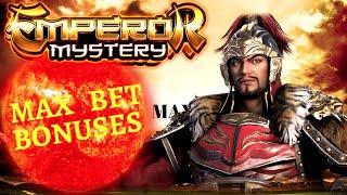 EMPEROR MYSTERY Slot Machine Max Bet Bonuses & BIG WIN ! Premiere Stream With NG SLOT