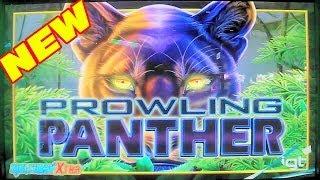 Prowling Panther NEW SLOT MACHINE FIRST LOOK Las Vegas Slots Win