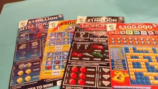 Scratchcard Game-1...are you Lucky..Monopoly Millionaire..Lucky Lines..Cash Word..Millionaire 7's