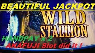 •BEAUTIFUL JACKPOT !! HAND PAY x 2  •Wild Stallion Slot • Yoko did it again ! •$3.00 MAX Bet