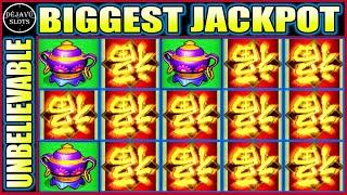 UNBELIEVABLE MY BIGGEST JACKPOT ON HIGH LIMIT CHINA MYSTERY SLOT MACHINE