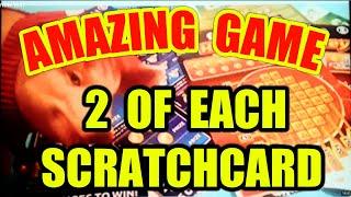 SUPER WINS....SCRATCHCARDS... "SEEING DOUBLES"...2 OF EACH SCRATCHCARD..