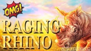 Huge MEGA Win on Raging Rhino