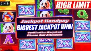 PANDA PALACE / PROWLING PANTHER HIGH LIMIT JACKPOT WIN ⋆ Slots ⋆ MAX BET AT $50 SLOT MACHINE PLAY