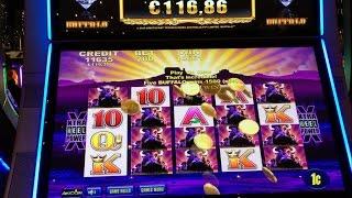 BUFFALO Slot Machine - Massive Big Win - 405x Bet on Bonus !!!