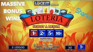 Loteria • Lock It Link - MASSIVE Bonus Wins - 10 Cent Denom - Aria Las Vegas