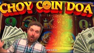 HUGE WIN! HAVE YOU EVER GOTTEN THE RAINBOW ON Choy Coin Doa Slot Machine? SLOT MACHINE BONUSES! •
