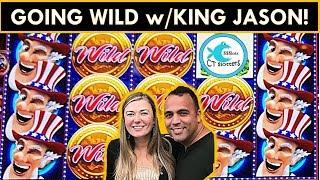 HE KEPT THROWING MONEY AT ME!• WILD AMERICOINS SLOT MACHINE BIG WIN, WHALES OF CASH BOOSTED!