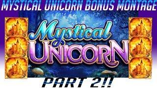 • WMS MONDAYS! Mystical Unicorn Part 2! Bonus Montage and BIG WINS •