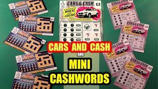 CARS AND CASH...MINI CASHWORDS..."UPDATE"ON OUR LIVE GAME....CASH SPECTACULAR..BURIED TREASURE.