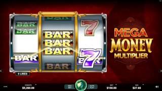 Mega Money Multiplier Slot Features and Game Play - By Microgaming