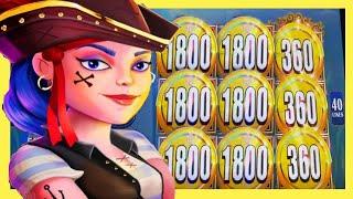 HUGE WIN on Konami A'COINS MATEY SLOT MACHINE!  46 SPINS!  EPIC BONUS! | Casino Countess