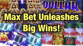 KRONOS UNLEASHED ! HOLD ON TO YOUR HAT ! DOLLAR CHIEF ! MAX BET BONUSES WITH  BIG WINS !!!