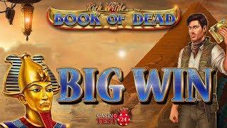 BIG WIN ON BOOK OF DEAD SLOT (PLAY'N GO) - 5€ BET!