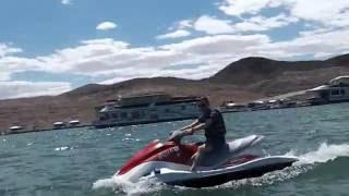 Jet skiing and Speed boating on Lake Mead Nevada