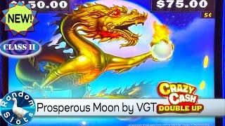 New⋆ Slots ⋆️Prosperous Moon Crazy Cash Double Up Class II Slot Machine Bonus