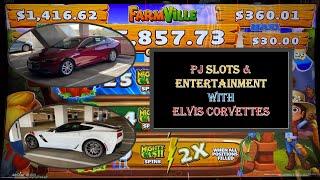 FarmVille Marathon - Slots with Elvis Corvettes