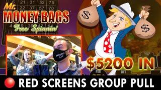 $5,200 ⋆ Slots ⋆VGT Red Screen GROUP SLOT PULL ⋆ Slots ⋆ Choctaw Casino #ad