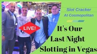 •LIVE! Final Night Playing Slots In Vegas