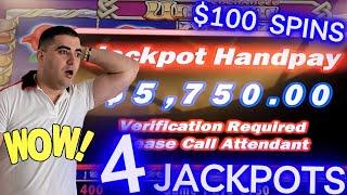 I Got $100 Bet Bonuses & JACKPOTS On Las Vegas Slots