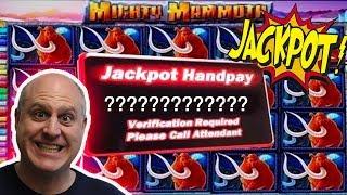 MIGHTY JACKPOT on MIGHTY MAMMOTH! •Bonus Round WIN! •The Big Jackpot
