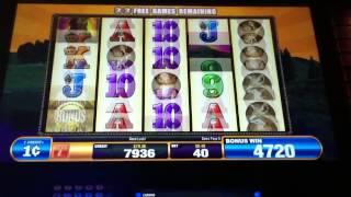 Nice 5 Bonus Symbols Mustang Slot Machine Free Spins Multiple Retriggers