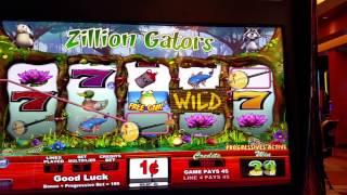 NEW GAME IGT Zillion Gators LIVEPLAY  slot machine Rubbish of a game
