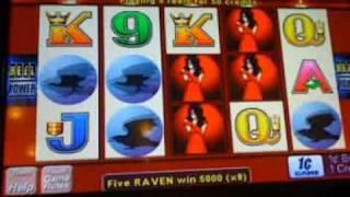 wicked winnings II slot machine RAVEN HIT
