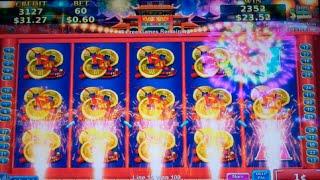 Lady Peony Slot Machine Bonus + Retriggers - 18 Free Games with Wild Multipliers - BIG WIN (#2)