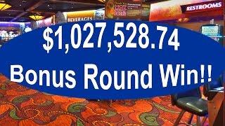 •MASSIVE MILLION Slot Bonus Win $1,027,528.74• Jackpot Handpay High Limit Vegas Casino Aristocrat • 