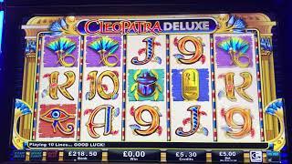 £5 max bet bonus on Cleopatra