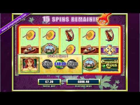 £848 ON EMERALD EYES™ SUPER BIG WIN (353 X STAKE) - SLOTS AT JACKPOT PARTY