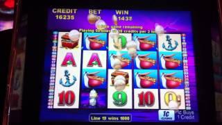 Pelican Pete bonus $5 max bet BIG WIN parx casino pokie