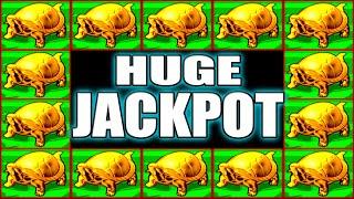 WE LANDED A HUGE JACKPOT! I CAN’T BELIEVE ALL THESE SPINS HIGH LIMIT SLOTS