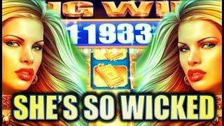 •BIG WIN!• WICKED BEAUTY (WMS G+) | Slot Machine Bonus