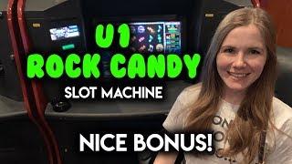 U1 Rock Candy Slot Machine! Free Spins and Mystery BONUS!