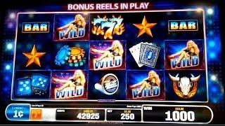 ZZ Top Slot Machine Max Bet *LIVE PLAY* with "Legs" Bonus!