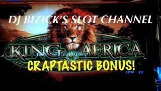 King of Africa Slot Machine ~ FREE SPIN BONUS! ~ FLUSH........ • DJ BIZICK'S SLOT CHANNEL
